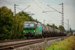 193 756  Vectron #750  mit Kesselzug in Thüngersheim, August 2021.