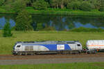 Detailansicht von 92 87 0004 002-7 F-BRLL | Bei Himmelstadt war der 123t Sechsachser unterwegs Richtung Würzburg, 12.06.2020