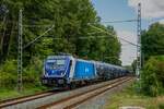 388 006-9 CD Cargo mit Kesselzug in Oberaden, am 06.08.2022.