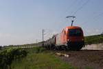 RTS 1216 902 mit einem Kesselwagenzug in Erbach (Rheingau) am 03.09.2011