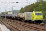 119 005-6 unterwegs für RheinCargo durchfährt Recklinghausen 29.4.2015