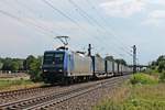 Am Nachmittag des 21.07.2017 fuhr ATLD/XRAIL 145-CL 202 (145 098-0) mit ihrem  LKW Walter -KLV, dessen Ziel Zeebrugge in Belgien war, bis Aachen West.