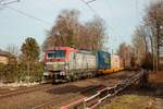 PKP 193-507 mit KLV in Gelsenkirchen Buer Nord, Februar 2021.