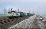 193 782-0 (Siemens Vectron) unterwegs mit Sattelaufliegern der LKW Walter Internationale Transportorganisation AG in Braschwitz Richtung Halle (Saale).

🧰 Captrain Deutschland GmbH, eingesetzt bei der ITL Eisenbahngesellschaft mbH (ITL)
🕓 7.2.2023 | 16:05 Uhr