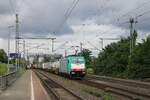 RTB Cargo E 186 134 (91 51 6270 005-7 PL-ATLU) mit einem KLV Richtung Magdeburg, am 04.08.2023 in Niederndodeleben.