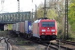 185 333-9 durchfährt Recklinghausen-Süd 15.4.2016