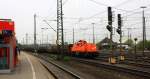 261 300-8 von Northrail und der Rurtalbahn fährt mit einem Bleizug aus Antwerpen-Lillo(B) nach Stolberg-Hammer bei der Ausfahrt von Aachen-West und fährt in Richtung Aachen-Hbf.