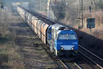 Vossloh G2000BB (272 001-9) auf der Hamm-Osterfelder Strecke in Recklinghausen 14.2.2017