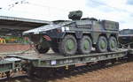 Drehgestell-Schwerlastwagen der Bundeswehr mit der Nr.