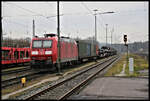 Fast drei Tage stand dieser Militärtransportzug im Bahnhof Hasbergen.