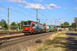 SBB 193 475 erreicht Mannheim Rangierbahnhof aus Richtung Schwetzingen kommend.