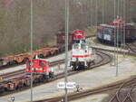 DB 363 810-3 am 14.02.2022 in Maschen Rbf.