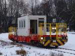 Cargo-Mover am Institut fr Schienenfahrzeuge der RWTH Aachen am 09.12.2010 auf Testfahrt.