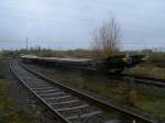 Flachwagen Laads 800B 23 80 4313 497-8,am 02.November 2013,in Stralsund.