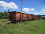 Im Bahnhof Walldorf/Werra standen,am 29.Mai 2020,mehrere Eanos-x Wagen.