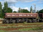 Offener Schttgutwagen Bauart Fas (51 PL-PKPC 6738 187-0) abgestellt am 03.09.2010 im Bf Oranienburg.