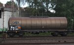 Kesselwagen Zaces mit der Nr.: 33 RIV 80 D-GATXD 7873 346-0 eingereiht in einen gemischten Güterzug bei der Einfahrt in den Rbf Hannover-Linden am 03.09.16.