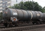 GATX Kesselwagen Zans (33 80 7837 037-0) im Einsatz für Chemion, befüllt mit o-Toluidin (Warntafel 60/1708).