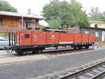 RüBB Offener Güterwagon 97-44-08 am 24 September 2020 im Bahnhof Göhren.