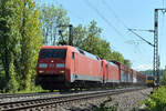 DBC 152 102-0 & 185 258-1(kalt) mit Ganzzug in Uhingen 06.05.2020
