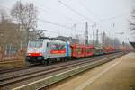 186 257 DB/Railpool in Hilden, Januar 2020.