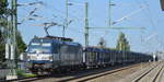 S Rail Lease s.r.o., Bratislava [SK] mit  383 209-4  [NVR-Nummer: 91 56 6383 209-4 SK-RAILL] und PKW-Transportzug (leer) am 15.09.20 Vorbeifahrt Bf. Radebeul-Zitzschewig.