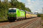 193 247 Flixtrain mit ARS-Altmann in Th�ngersheim, August 2021.