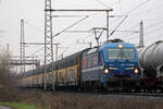 NRAIL 192 014 unterwegs für RTB Cargo in Dedensen-Gümmer 25.11.2021