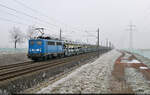 Der erste Dienstag im Februar sollte zum ausgiebigen Fotografieren an der Bahnstrecke Magdeburg–Leipzig genutzt werden.