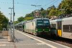 ELL 193 225 mit Autotransportzug in Oberwinter, Juli 2026.