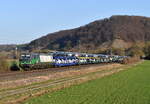 ELL/RTB Cargo 193 225 mit DGS 41158 Gy�r - Bremen Rbf am 27.02.2026 bei Ebersch�tz