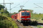 DBC 193 329 durchf�hrt mit einem leeren Autotransportzug Herten-Westerholt 26.9.2026