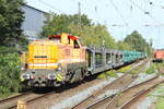 BRLL 4185 030-8 in Diensten von Locon durchf�hrt Recklinghausen-S�d mit einem leeren Autotransportzug 3.10.2026