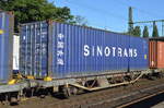 Slowakischer Containertragwagen mit der Nr.