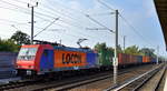 LOCON LOGISTIK & CONSULTING AG mit der SBB Cargo Lok   482 046-0   [NVR-Nummer: 91 85 4482 046-0 CH-SBBC] mit Containerzug am 30.08.19 Berlin Blankenburg.