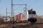 Rpool 186 502 unterwegs für DB Cargo in Dedensen-Gümmer 5.2.2020