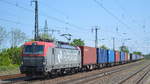 PKP CARGO S.A., Warszawa [PL] mit  EU46-514  [NVR-Nummer: 91 51 5370 026-4 PL-PKPC] und Containerzug am 14.05.20 Bf.