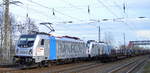 Überraschend kam die Sersa Group AG (Schweiz), Zürich [CH] mit den Railpool Loks   187 001-3  [NVR-Nummer: 91 80 6187 001-3 D-Rpool] +   187 308-2  [NVR-Nummer: 91 80 6187 308-2 D-Rpool] und
