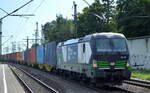 Wiener Lokalbahnen Cargo GmbH, Wien [A] mit der ELL Vectron  193 237  [NVR-Nummer: 91 80 6193 237-5 D-ELOC] und Containerzug Richtung Hamburger Hafen am 08.09.21 Durchfahrt Bf.