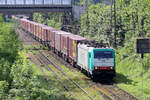 ATLU 186 209 in Diensten von Lineas auf der Hamm-Osterfelder Strecke in Recklinghausen-Ost 14.5.2024