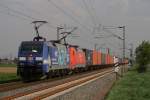 152 134-3 + 152 127-7 mit dem 50047 (Kln-Eifeltor - Hamburg-Waltershof) in Neuss-Allerheiligen am 30.04.2011