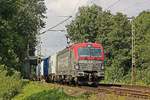 PKP 193 505 mit einem Containerzug am 30.07.2016 in Bergkamen-Rünthe
