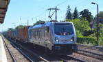 CTL Logistics GmbH, Berlin [D]? oder inzwischen METRANS? mit Railpool  187 306-6  [NVR-Nummer: 91 80 6187 306-6 D-Rpool] mit Containerzug am 06.08.20 Berlin Hirschgarten.
