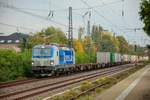 193 538 BoxXpress mit Container in Hilden, Oktober 2020.