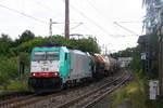 Die Cobra 2816 kommt als Umleiter  mit einem gemischten Güterzug aus Antwerpen-Noord(B) nach Köln-Gremberg(D) und kommt aus Richtung