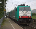 Die Cobra 2839 kommt als Umleiter mit einem gemischten Güterzug aus Köln-Gremberg(D) nach Antwerpen-Noord(B) und fährt durch Kohlscheid aus Richtung Herzogenrath und fährt die