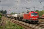DB 193 304 mit G�terzug in D�sseldorf Rath, Juni 2018.