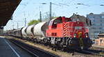 DB Cargo AG [D] mit   261 041-8  [NVR-Nummer: 92 80 1261 041-8 D-DB] mit gemischtem Güterzug am 22.04.20 Magdeburg Neustadt.
