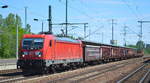 DB Cargo AG [D] mit  187 149  [NVR-Nummer: 91 80 6187 149-0 D-DB] und gemischtem Güterzug und hinten dran 298 307-0 am 29.05.20 Bf.