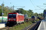 DBC 187 168 kommt mit einem Gemischten G�terzug durch Herten-Westerholt gefahren 25.9.2026
